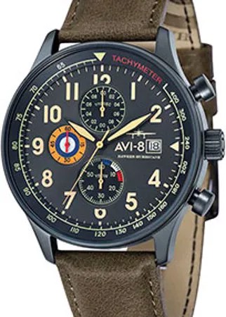 Fashion наручные  мужские часы AVI-8 AV-4011-0E. Коллекция Hawker Hurricane