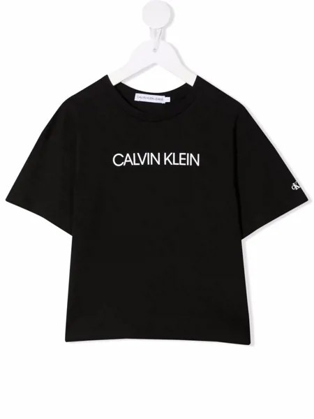 Calvin Klein Kids футболка с логотипом