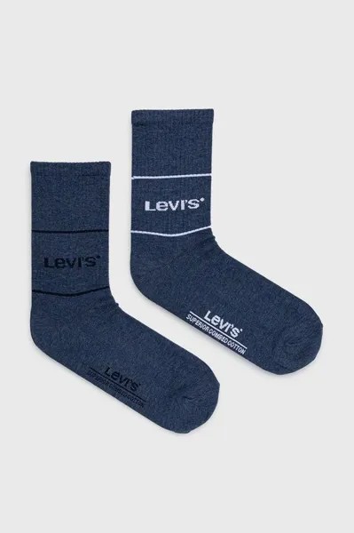 Носки (2 шт.) Levi's, темно-синий
