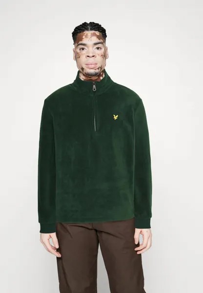 Джемпер флисовый Lyle & Scott, темно-зеленый