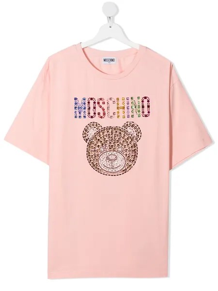 Moschino Kids толстовка с декором Toy Bear