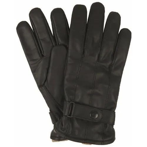 Перчатки Mark Seven, демисезон/зима, натуральная кожа, подкладка, размер L, черный