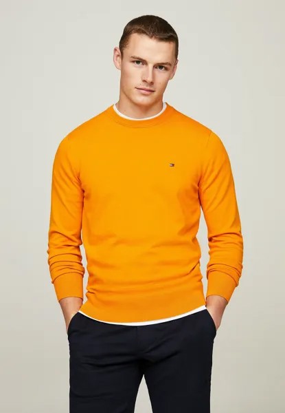 Вязаный свитер CREW NECK Tommy Hilfiger, цвет rich ochre
