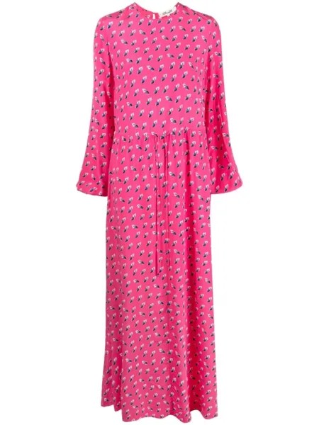 Diane Von Furstenberg платье макси Sydney с принтом, розовый