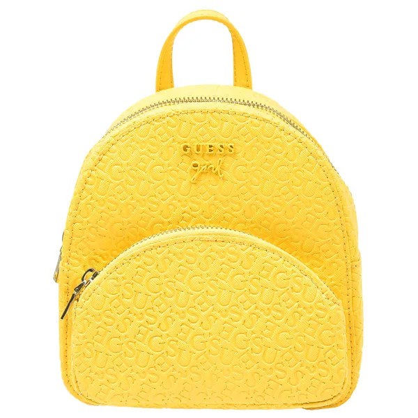 Желтый рюкзак со сплошным лого, 18x19x8 см Guess детский