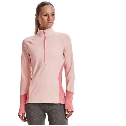 Лонгслив Under Armour Coldgear 1/2 Zip Розовый XS 1370199-685