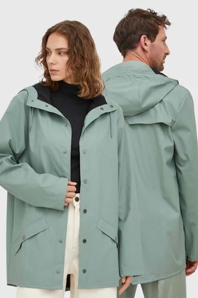 Дождевик 12010 Куртки Rains, зеленый