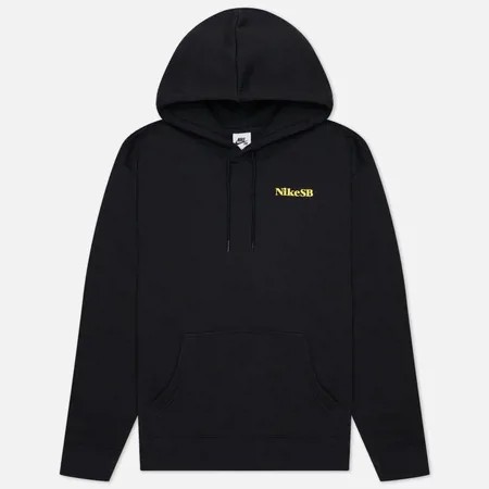 Мужская толстовка Nike SB One Off Hoodie, цвет чёрный, размер S