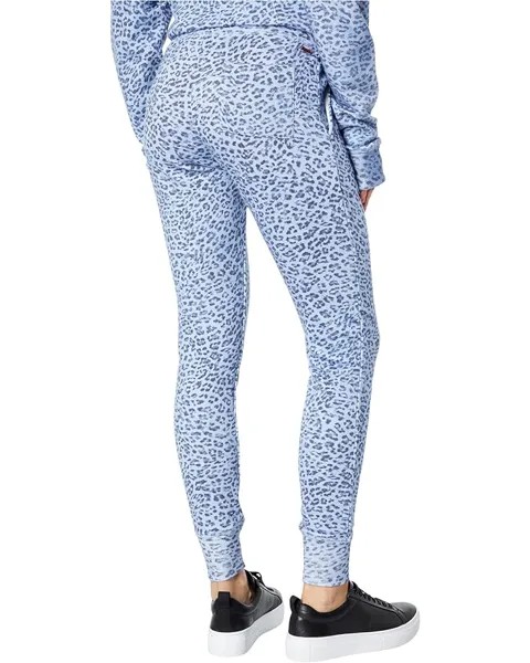 Брюки n:philanthropy Mila Leopard Joggers, цвет Teacup Blue Leopard