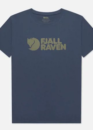 Мужская футболка Fjallraven Fjallraven Logo M, цвет синий, размер XL