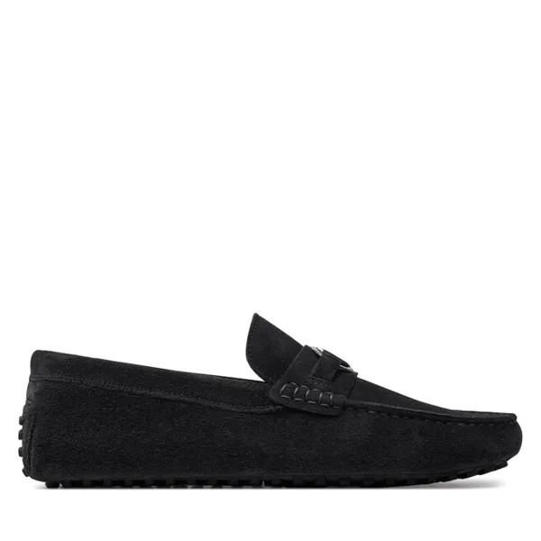 Мокасины KARL LAGERFELD KL22412 Navy Suede, темно-синий