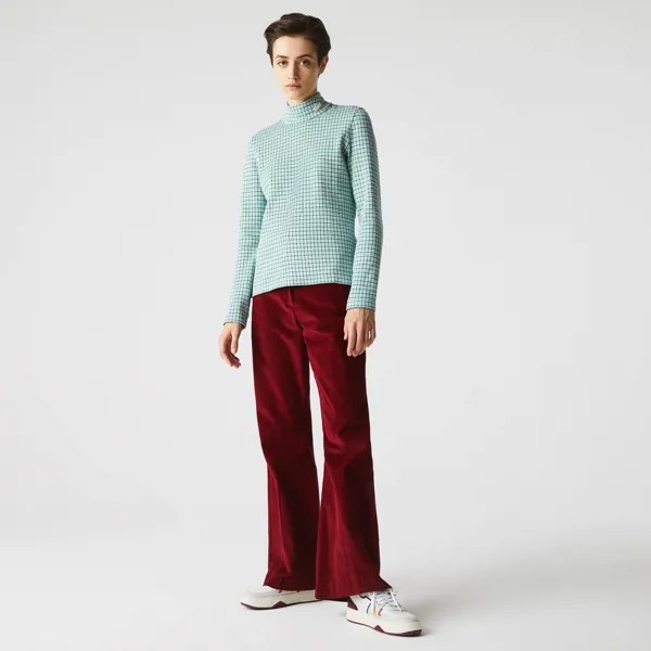Женская водолазка Lacoste L!VE в клетку