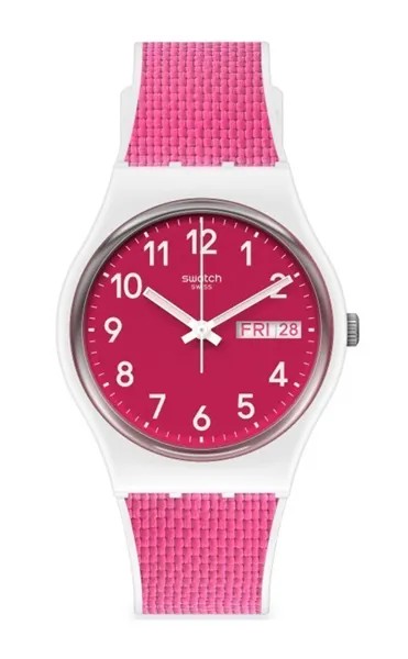 Наручные часы унисекс Swatch GW713 розовые