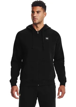 Толстовка мужская Under Armour Rival Fleece FZ Hoodie черная 3XL
