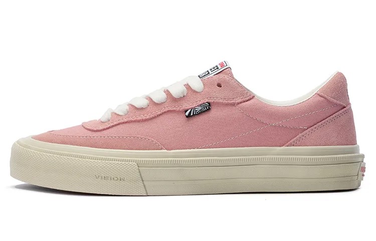 Кроссовки vision street wear Flat Top Skateboarding Shoes Unisex Low-top White, цвет Cherry Blossom Pink