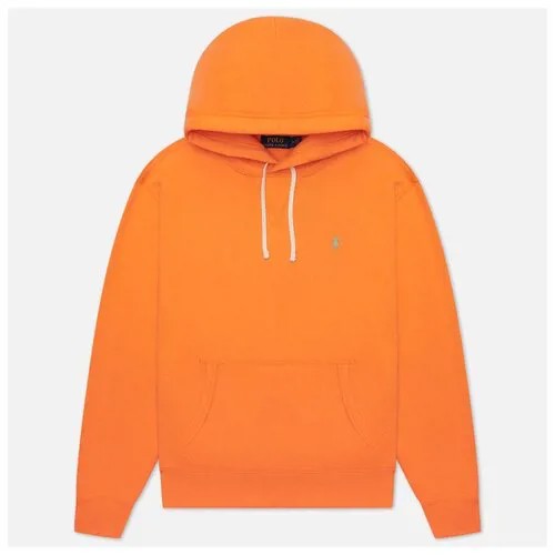 Мужская толстовка Polo Ralph Lauren Embroidered Pony Fleece Hoodie оранжевый , Размер L