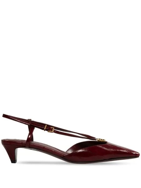 FENDI туфли FFold 40 с ремешком на пятке, красный