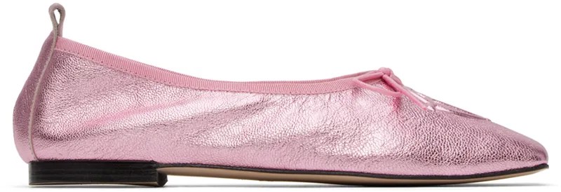 Розовые балетки с квадратным носком TheOpen Product