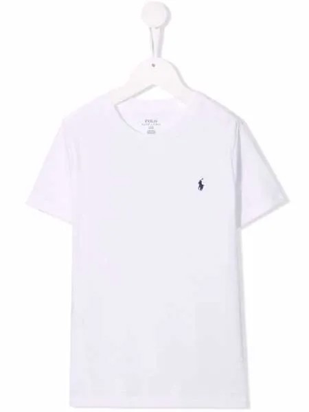 Ralph Lauren Kids футболка с вышивкой Polo Pony