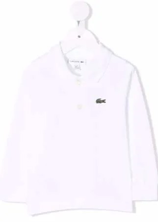 Lacoste Kids рубашка поло с нашивкой-логотипом