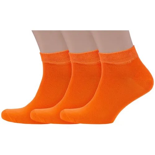 Носки Носкофф, 3 пары, размер 31-33, оранжевый
