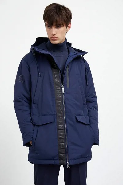 Пальто мужское Finn Flare A20-22005 синее 46
