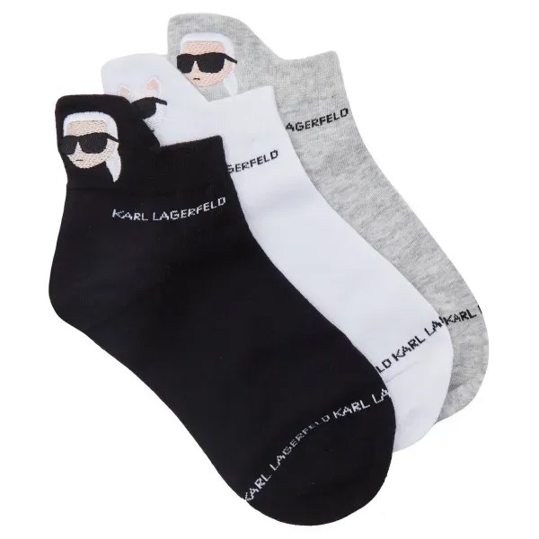 Комплект из 3 носков k/ikonik 2.0 Karl Lagerfeld, серый