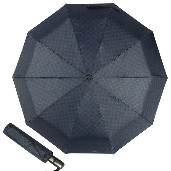 Зонт складной мужской автоматический Ferre 577-OC темно-синий