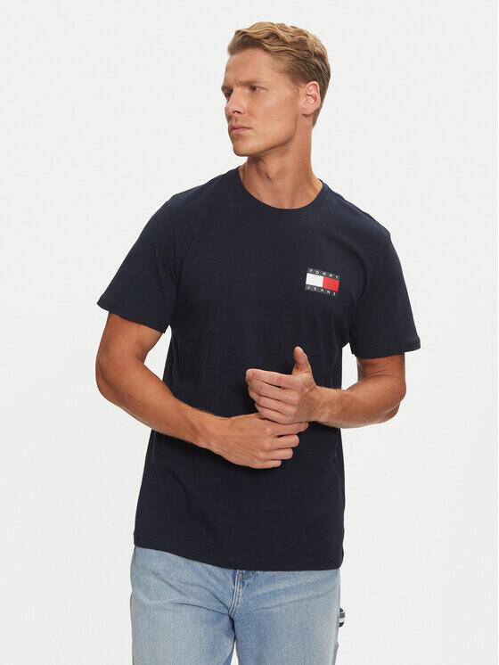 Футболка узкого кроя Tommy Jeans, синий