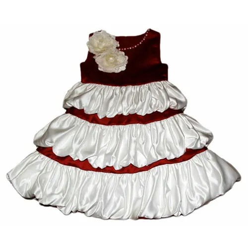 Платье Lilax, размер 110, бордовый