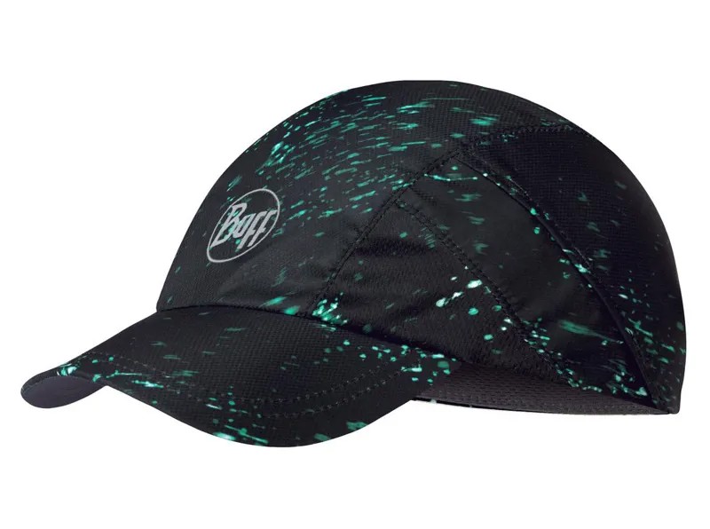 Бейсболка унисекс Buff Pro Run Cap speckle black, р. M