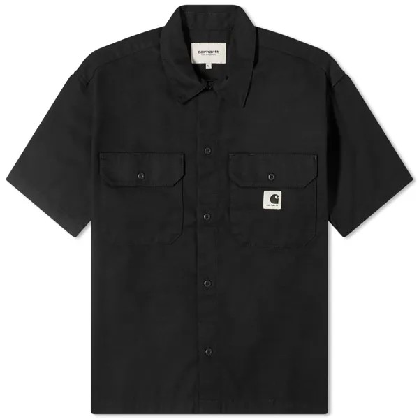 Рубашка Carhartt Wip Short Sleeve Craft, черный