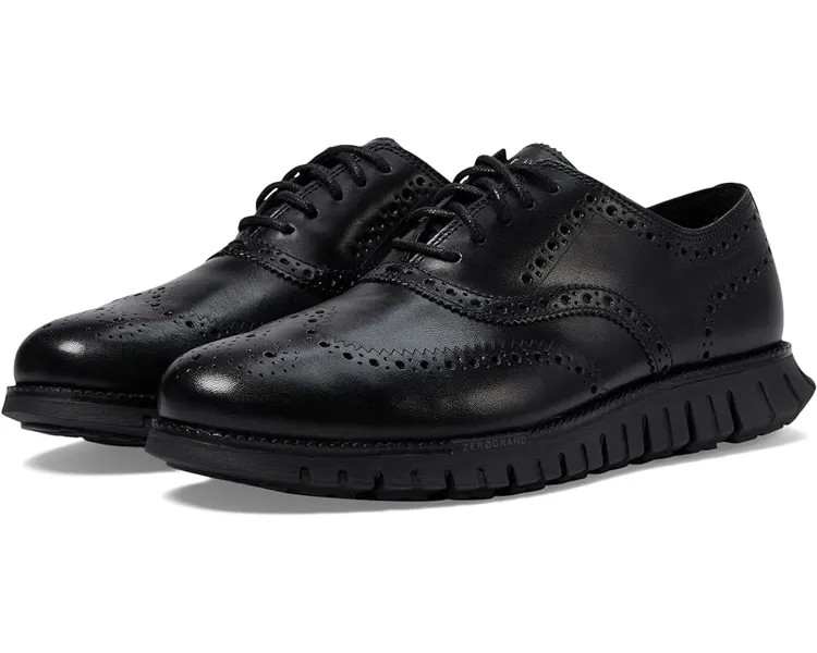 Оксфорды Cole Haan Zerogrand Remastered Wing Tip Oxford Unlined, черный
