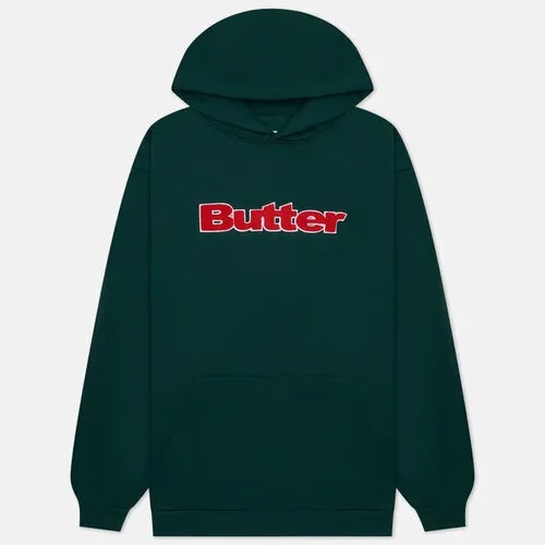 Толстовка Butter Goods, силуэт прямой, размер XXL, зеленый