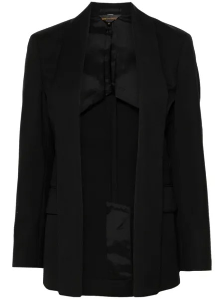 Comme Des Garçons шерстяной пиджак с лацканами-шалькой, черный