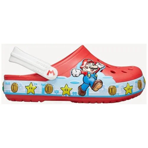 Сандалии Детские Crocs Crocsfl Super Mario Lights Cgk Flame (Us:c9)