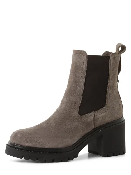 Кроссовки Marc O'Polo Stiefeletten aus Veloursleder, серо-коричневый