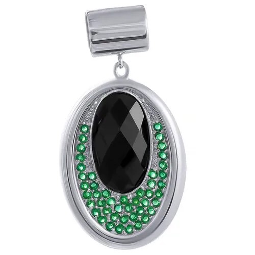 Подвеска из серебра 925 пробы с фианитом BPS10200_BZI_GZI_001_WG ELEMENT47