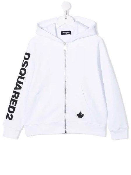 Dsquared2 Kids худи на молнии с логотипом