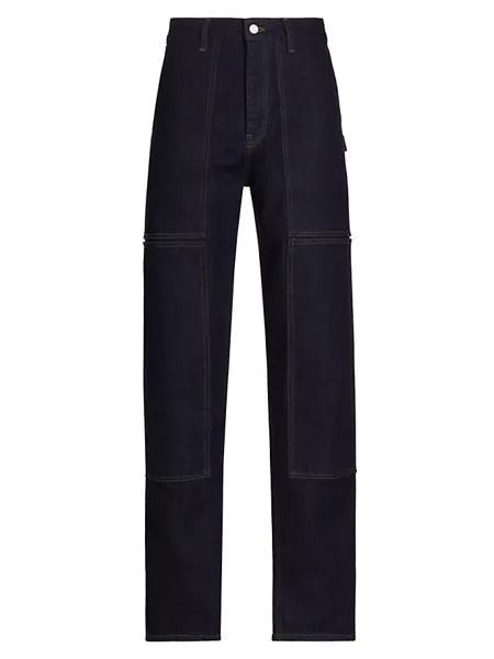 Джинсовые широкие брюки Carpenter Helmut Lang, цвет indigo rinse