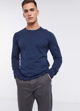 Темно-синий трикотажный джемпер Bellfield