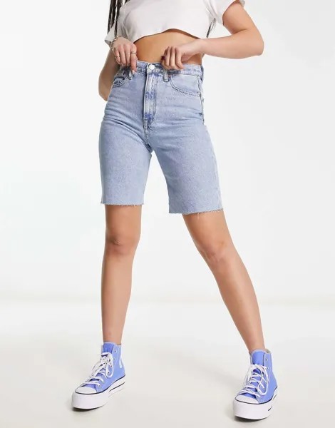 Светлые шорты-бермуды с высокой посадкой Tommy Jeans Harper
