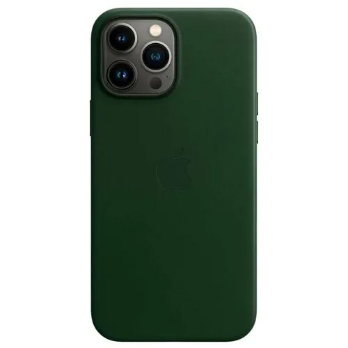 Чехол для Apple iPhone 13 Pro Max Leather Case with MagSafe Sequoia Green MM1Q3ZE/A