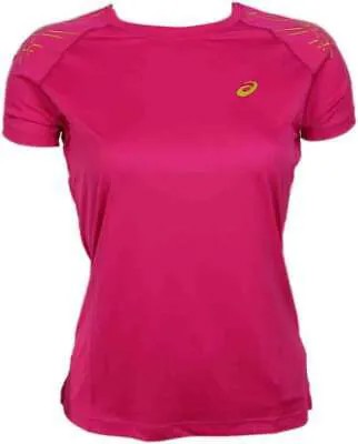 Женская спортивная футболка ASICS Tiger с круглым вырезом и коротким рукавом, размер S, спортивный спорт