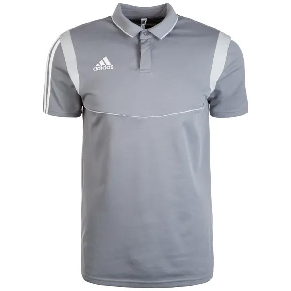 Рубашка adidas Performance Poloshirt Tiro 19, цвет grau/weiß