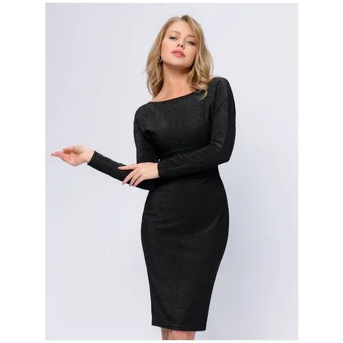 Платье 1001dress, размер 40, чёрный