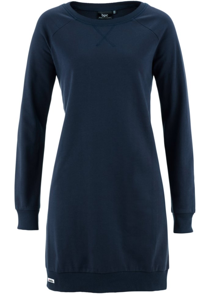 Платье-свитшот с рукавами реглан Bpc Bonprix Collection, синий