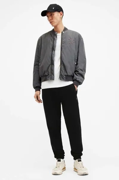 RAVEN SWEATPANT хлопковые спортивные штаны AllSaints, черный
