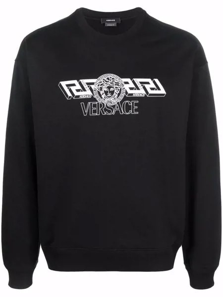 Versace толстовка с логотипом