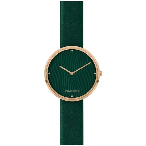 Наручные часы JACQUES LEMANS Design collection, зеленый, белый